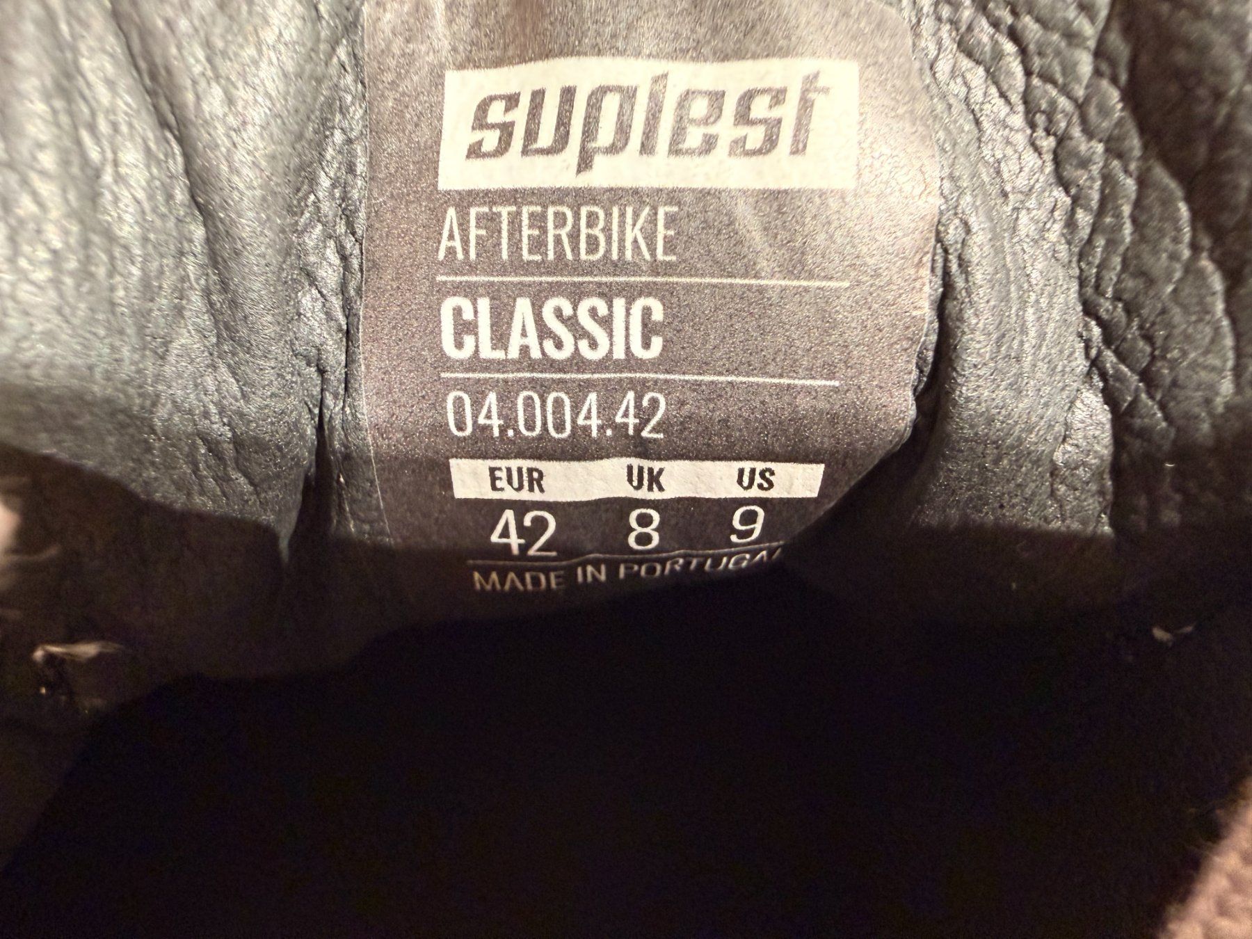 Scarpe da uomo: Suplest Afterbike - Classic Gr.42 – Nuovo e nell'imballaggio originale da Lauterbrunnen venduto da Imboden-Bike 2