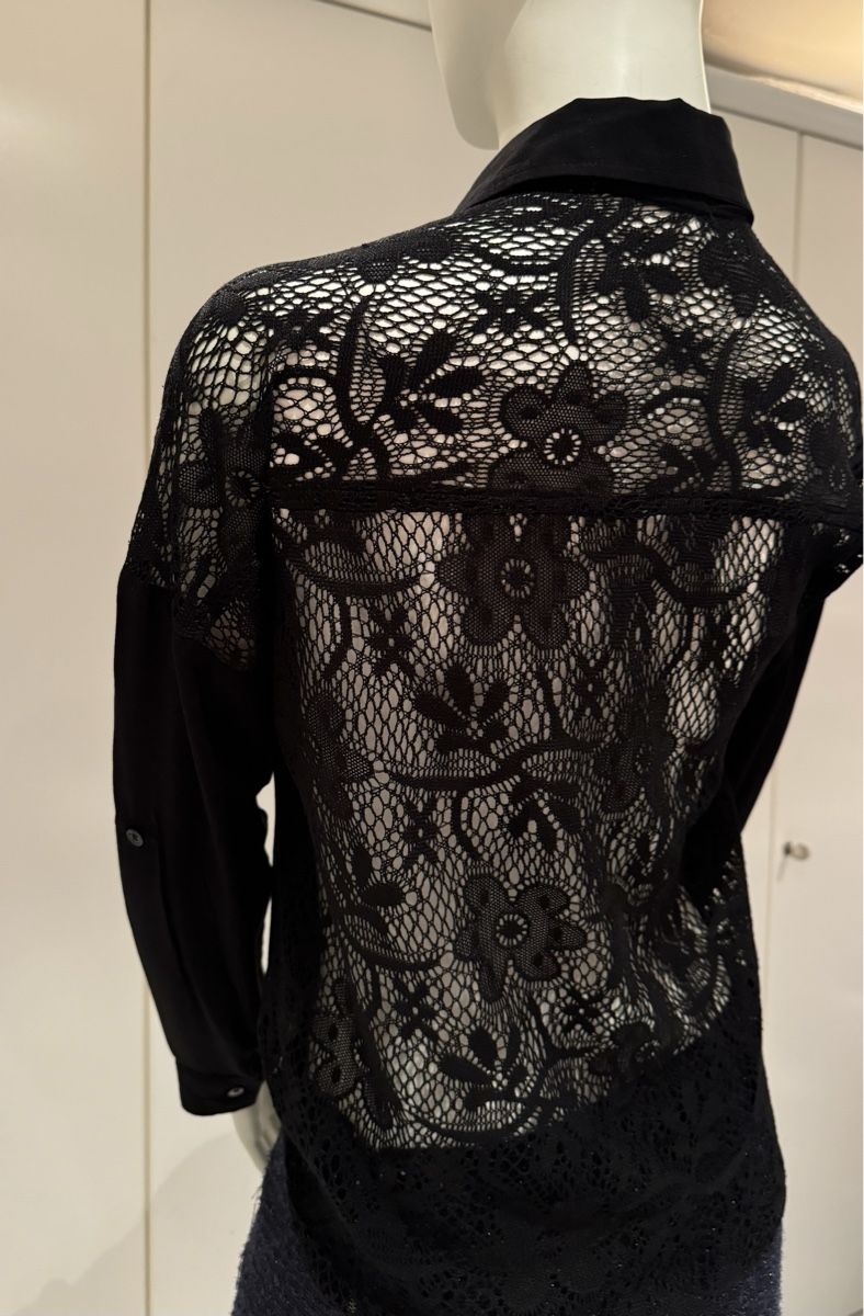 Camicette: Chemisier noir dentelle 36 – Nuovo (secondo la descrizione) da Genève venduto da flocon06 2