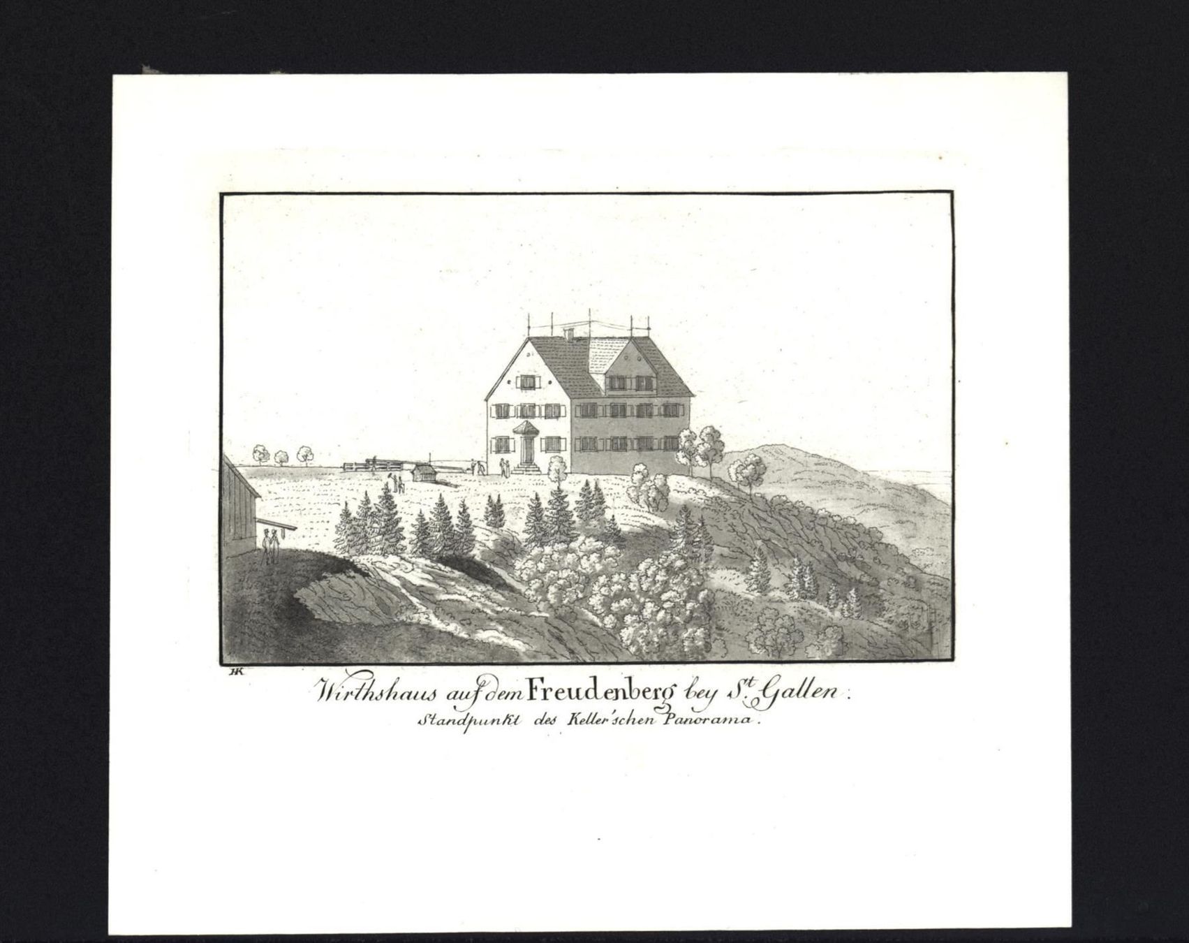Gravures: St. Gallen Freudenberg  von Keller – D'occasion à Rafz par Helvet32