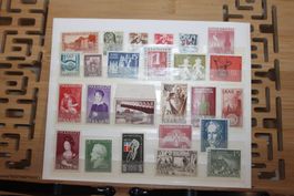 Saar - 25 postfrische Briefmarken