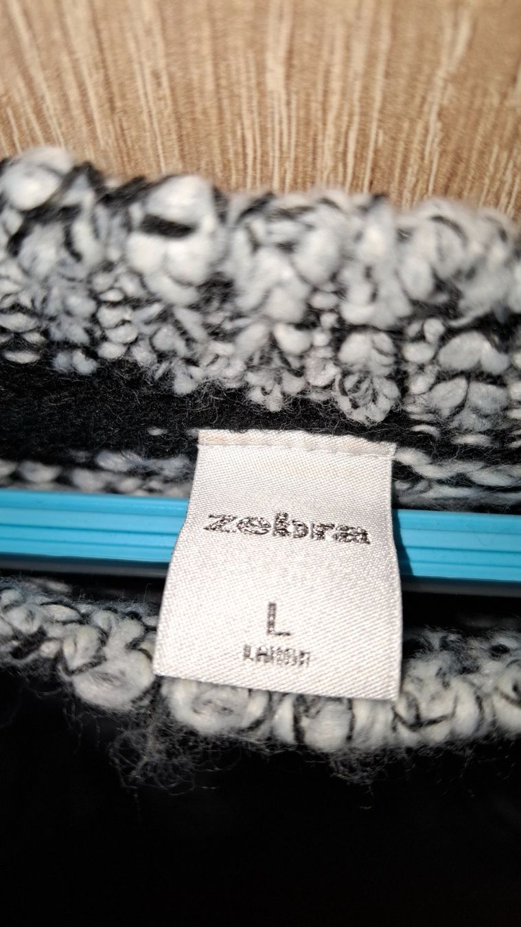 Zebra Maglioni & Felpe: Zebra Strickpullover, Schwarz/Weiss – Usato da Plagne venduto da Reticulum01 3