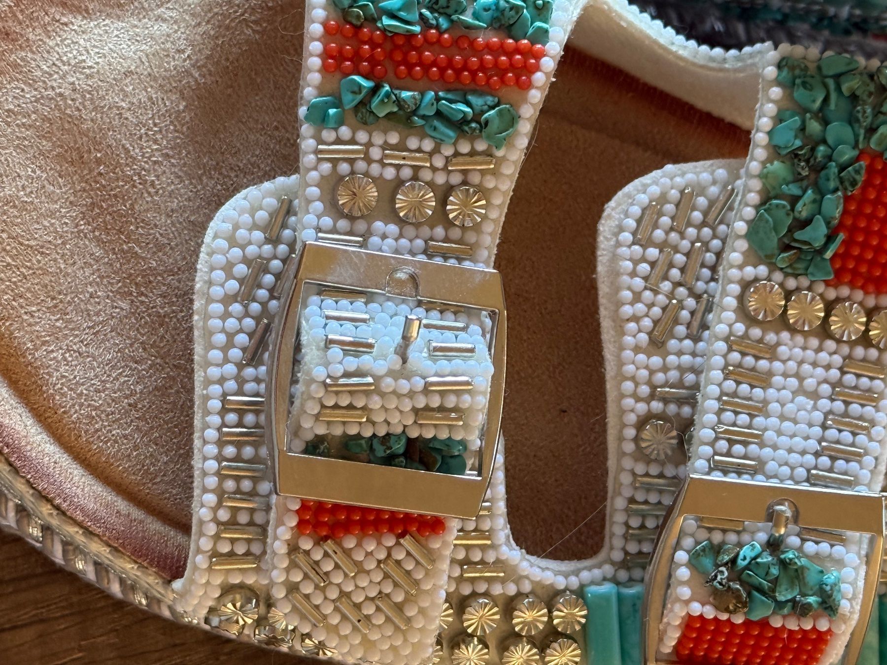 Scarpe da donna: Boho Sandale mit weichem Fussbett – Nuovo (secondo la descrizione) da Sigriswil venduto da ck56 6