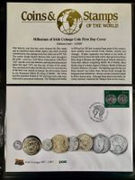 IRELAND -1st Day Cover 3.4.1997 - Millenium Coinage 1 £ 1997