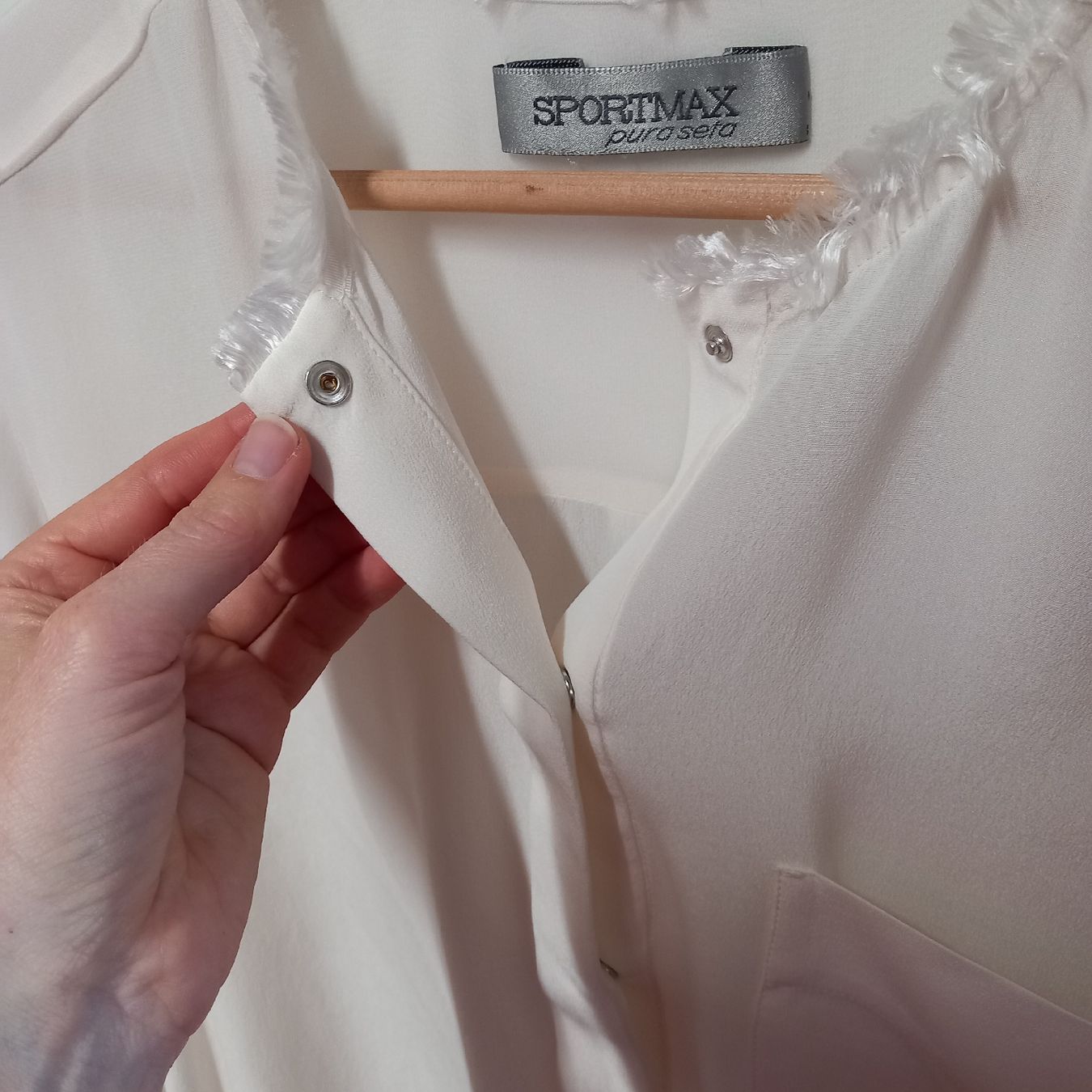 Sportmax Blusen: Sportmax Max Mara Seidenbluse Gr.L – Gebraucht aus Gwatt (Thun) von umwelt-brocki 3