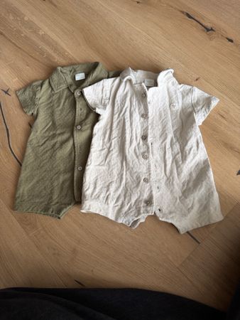 Sommerliche Baby-Jumpsuits, Gr. 62, 2er-Set!