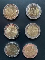 Schweizer Gedenkmünzen, insgesamt 6 Gedenkmünzen unz.
