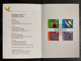 Schweiz 1995 PTT-Bögli 312 Sondermarken Pro Patria