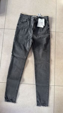 Pull&Bear Jeans, Grau, Grösse 38, Neu mit Etikett, Top!