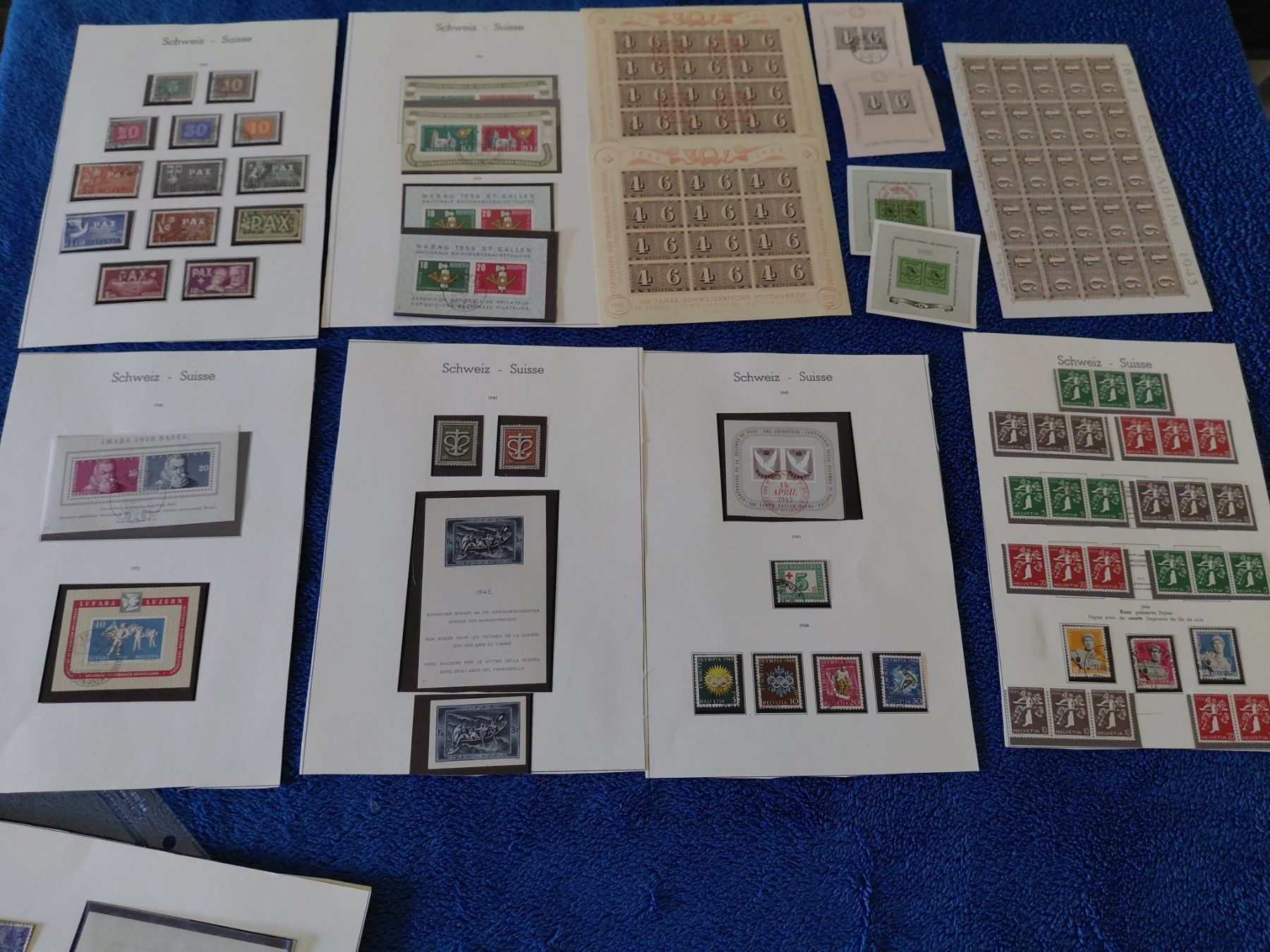 Tous les timbres: Tolles CH Los mit PAX – D'occasion à Horw par Onurb008
