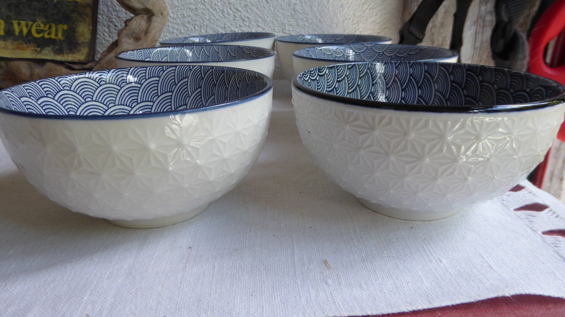 Set di piatti: 6 schöne  Chinesische Reisschalen – Usato da Sargans venduto da Benziner 5