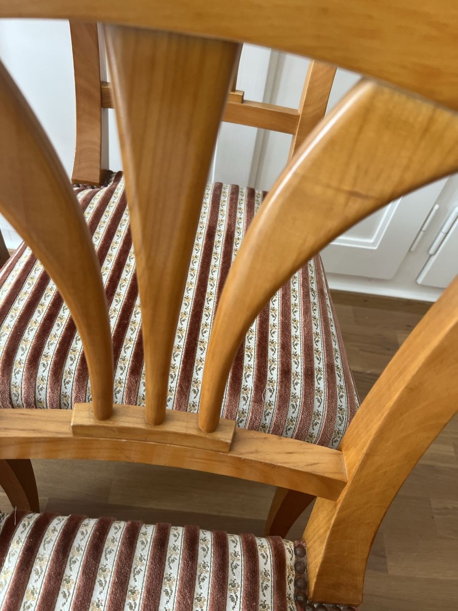 Stühle: 4 Biedermeier Stühle Kirschbaun – Gebraucht aus Ostermundigen von mapa9 5