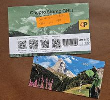 Swiss Crypto Stamp CHLI GRÜN, Der Hocker, Nr. 1976, postfr.