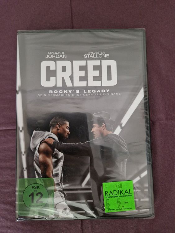 Sylvester Stallone Creed (Rockys Vermächtnis) (Neu und