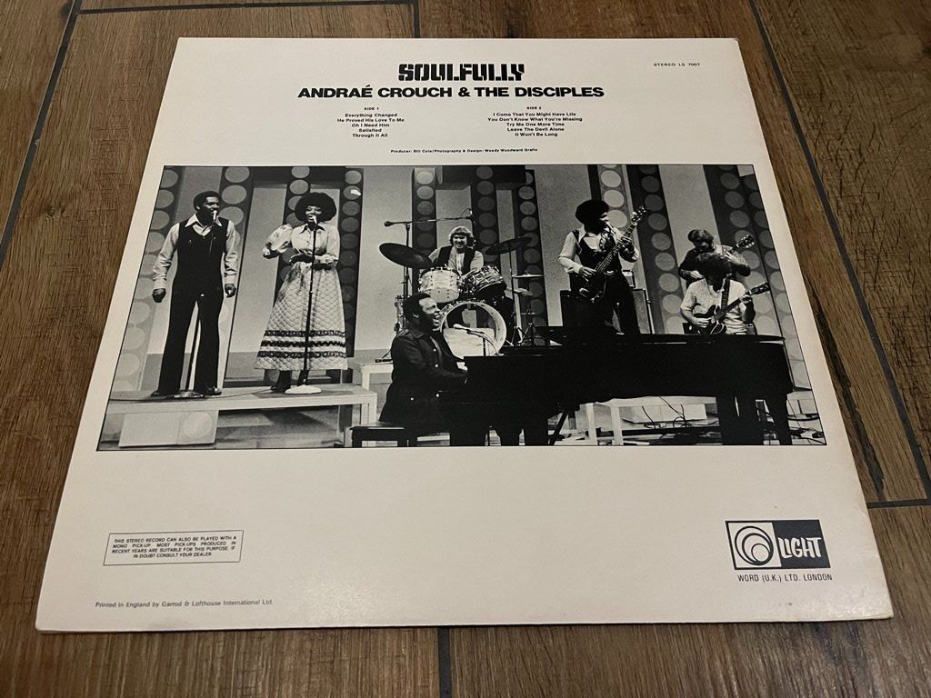 Dischi in vinile: Andraé Crouch & The Disciples – Soulfully – Usato da Uster venduto da mojorisin01 1
