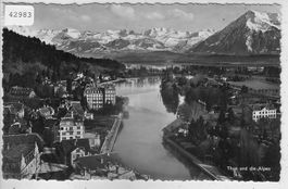 Thun und die Alpen