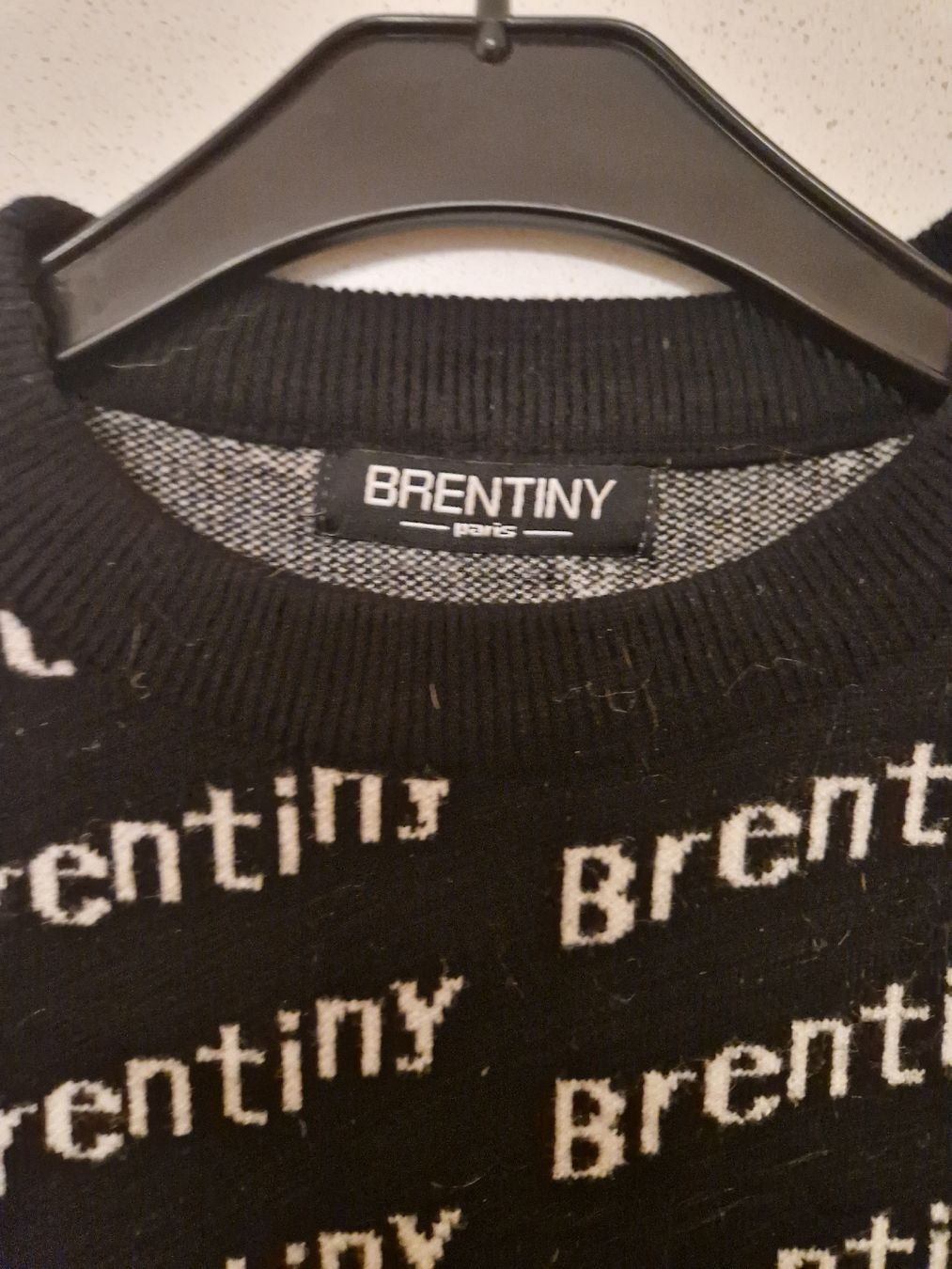 Maglioni & Felpe: Pull Brentiny paris noir à lettres taille unique – Nuovo (secondo la descrizione) da Versoix venduto da aline_b 3