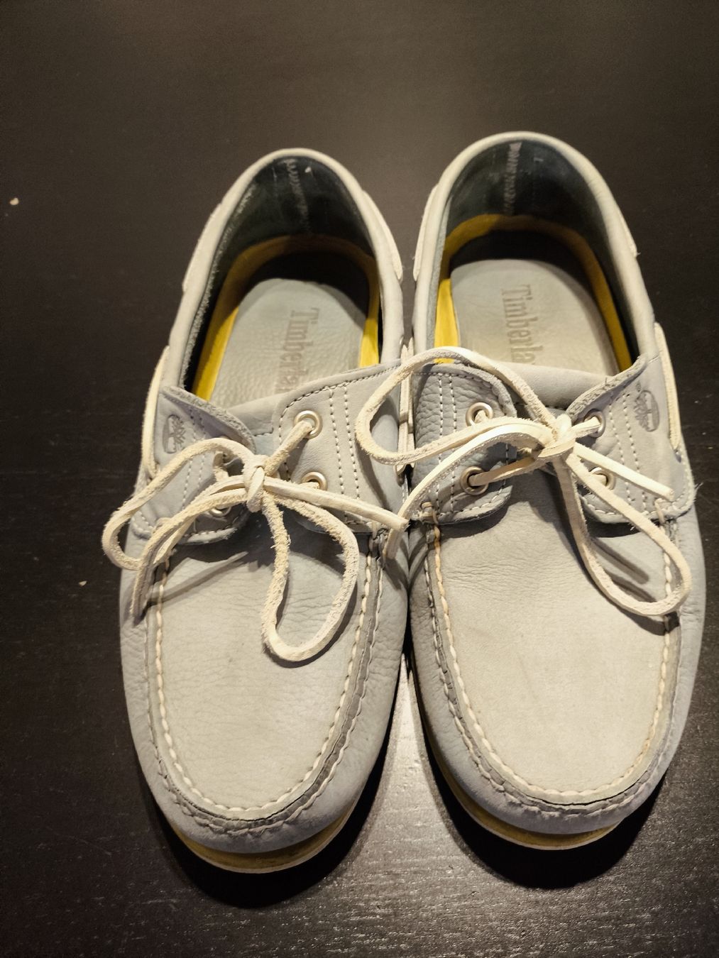 Timberland Scarpe da uomo: Timberland Bootsschuhe Segelschuhe Hellblau Grösse 43 – Usato da Trub venduto da RoshiMuten