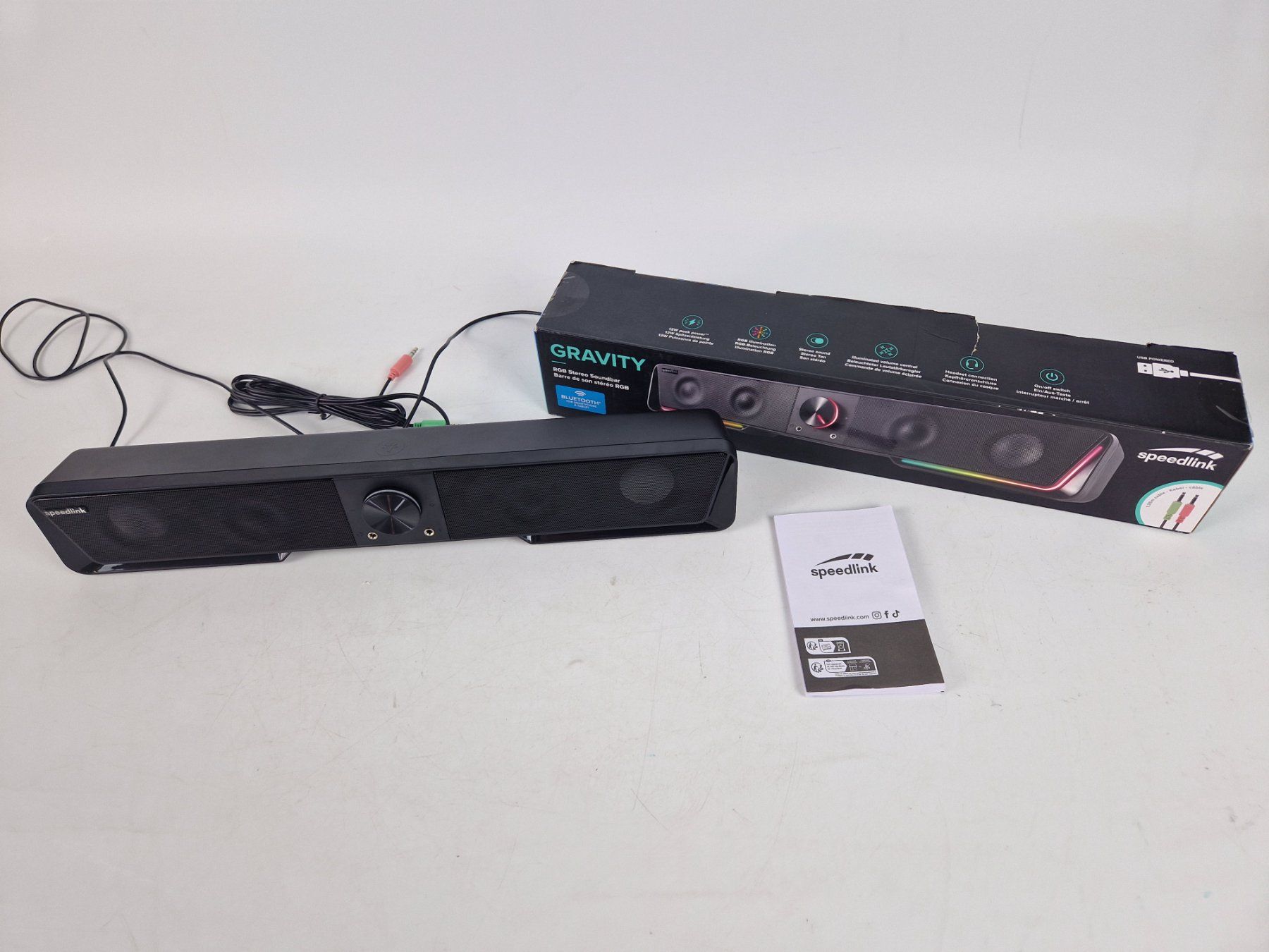 Lautsprecher: SPEEDLINK Gravity RGB Soundbar – Neu (gemäss Beschreibung) aus Muhen von Restwert_Muhen 8