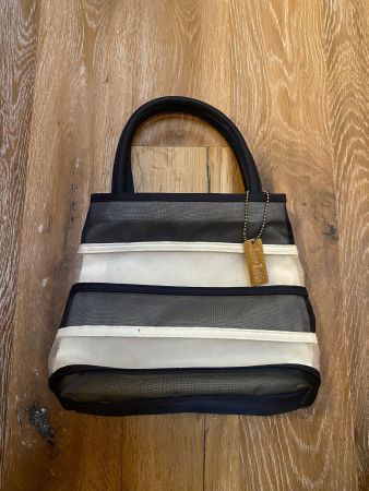 Beau sac 'Susy Smith' bleu et blanc