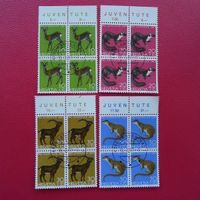 1967 Pro Juventute: Viererblock-Serie, LANGENTHAL +BOGENRAND