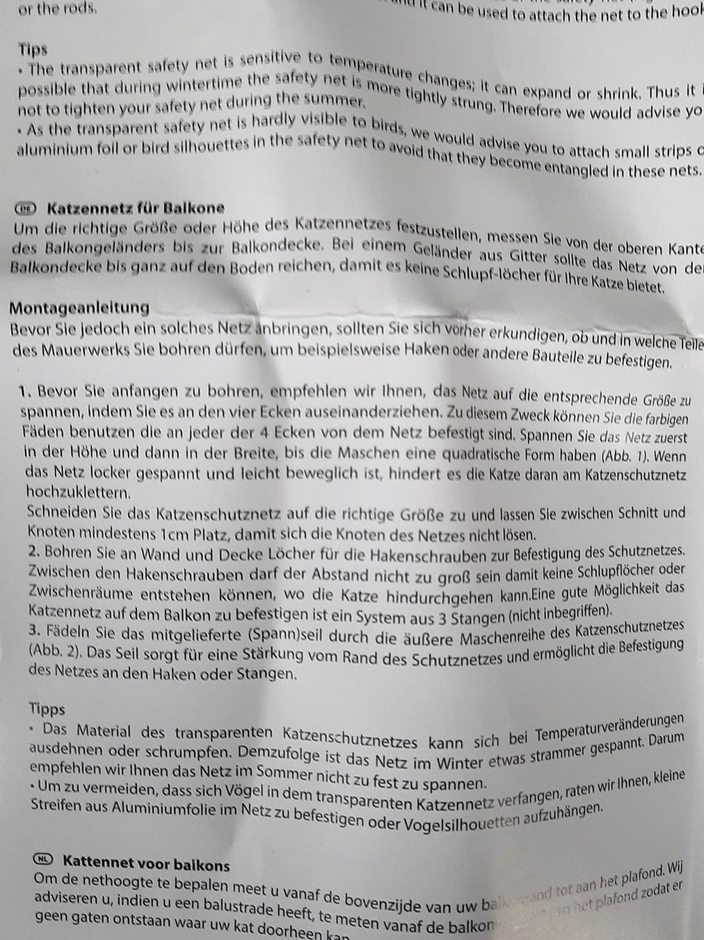 Gabbie, trasporto & Sicurezza: KARLIE Transparent Katzennetz – Nuovo (secondo la descrizione) da Beinwil am See venduto da Restwert_Beinwil 6