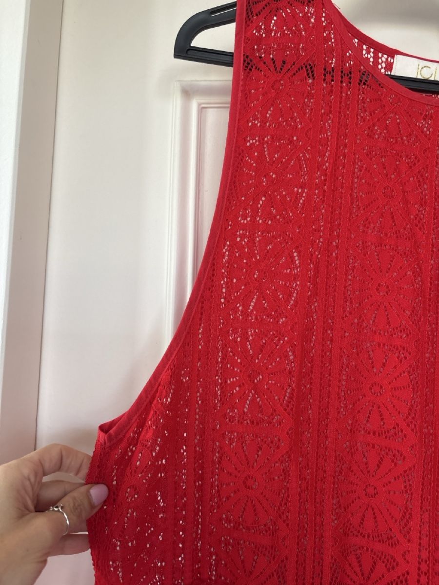 Kleider: Robe rouge en dentelle taille unique – Neu (gemäss Beschreibung) aus Genève von bha_jcf5 4