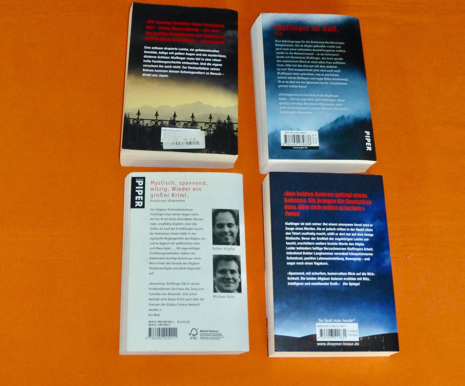 Libri: Klüpfel Kobr / 4 Kluftinger Kriminalromane – Usato da Langnau am Albis venduto da Maugli 1