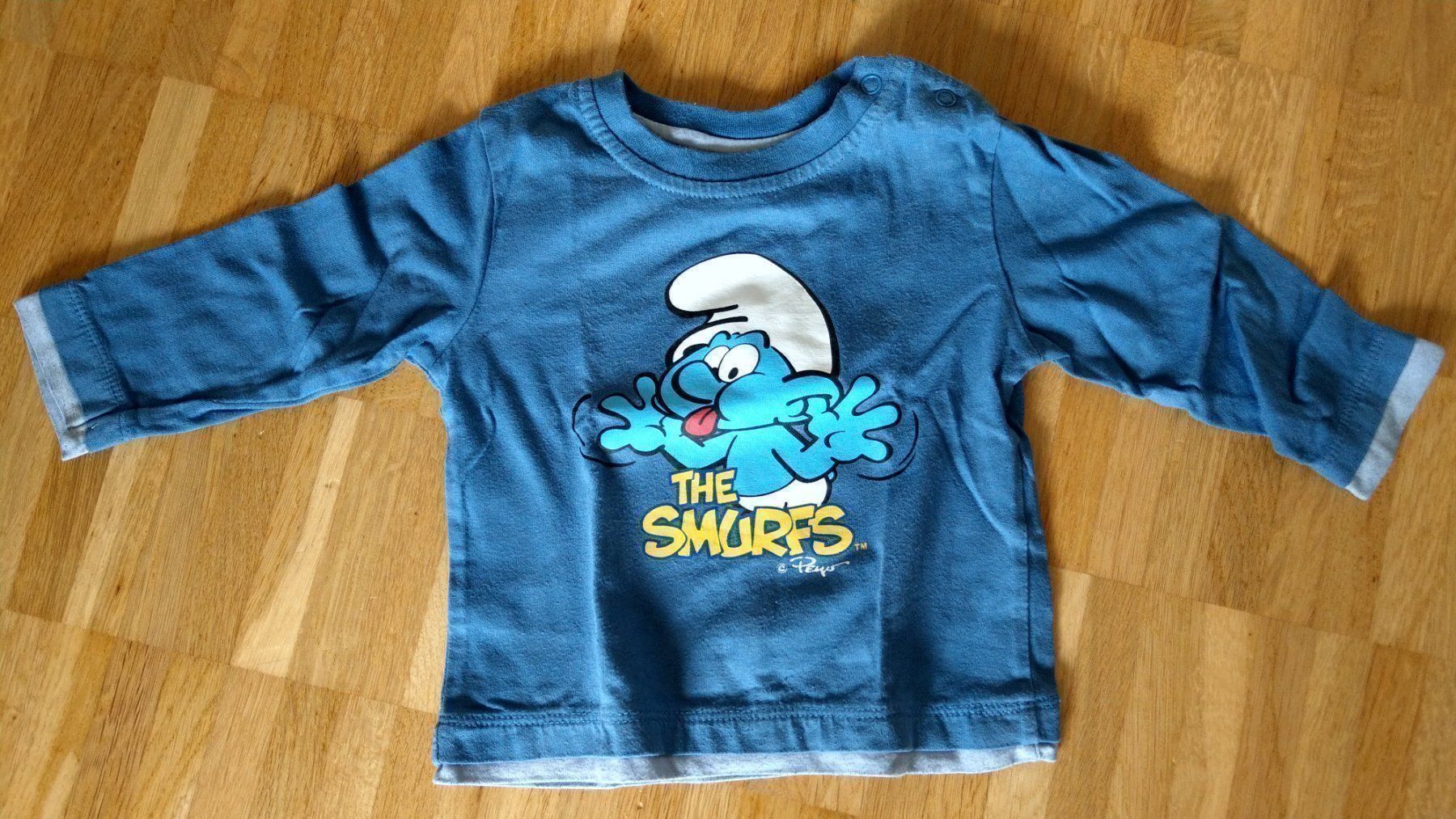 Pullover & Sweatshirts: Schlumpf-Pulli  (Gr. 74) – Gebraucht aus Wädenswil von adelimmat