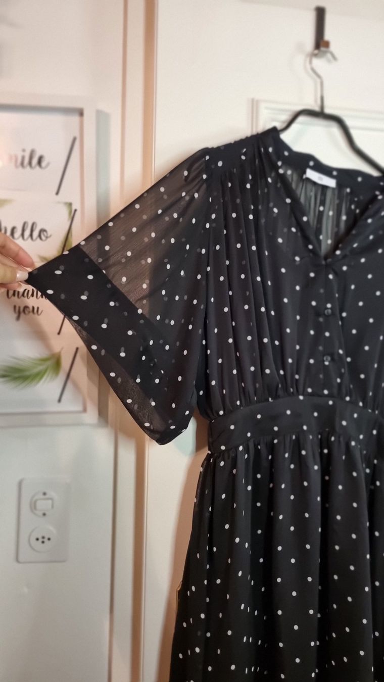 Vestiti: Schwarzes Punkte Kleid transparent Gr. 40 – Nuovo (secondo la descrizione) da Wald ZH venduto da CapLux 1