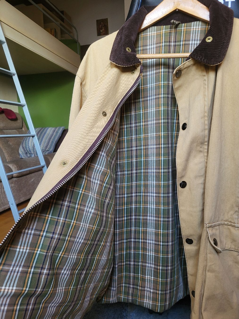 Giacche: Barbourstyle-Jacke, Marke Sutherland, Größe M – Usato da Fribourg venduto da lui_6l5f 6