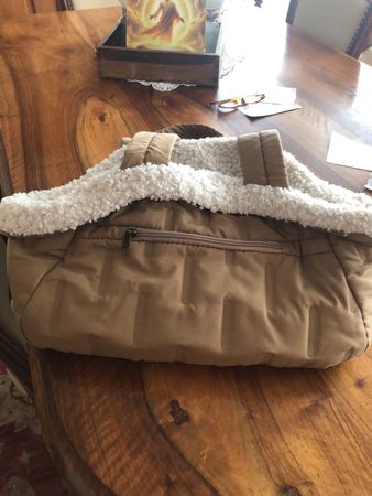 Hundetasche beige