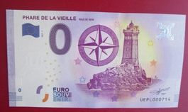 Euro Souvenir Schein 2017-1 Leuchtturm Phare de la Vieille