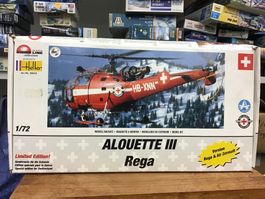 Heller Alouette III Rega 1/72, Bausatz,