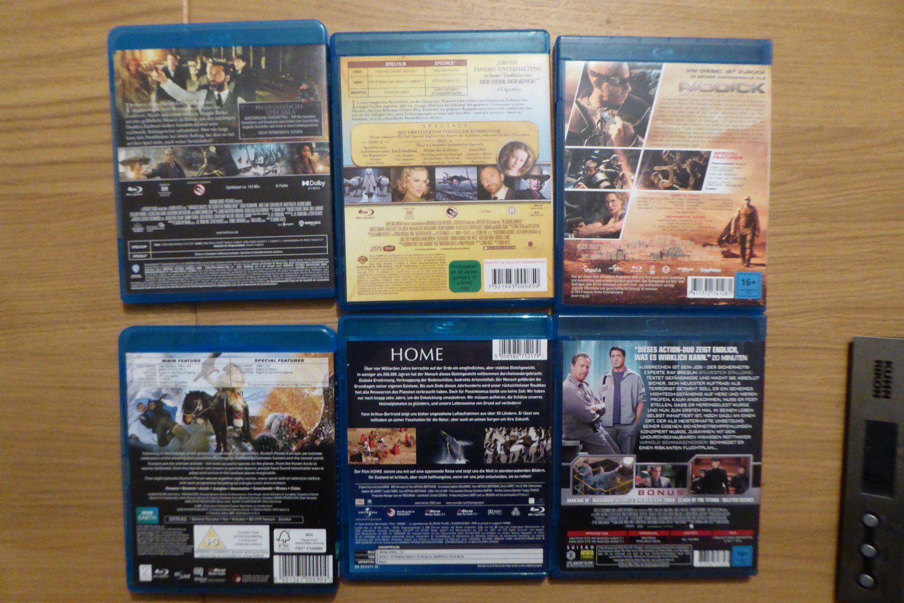 Alle DVDs: 6x Bluray – Gebraucht aus Allschwil von Summelsarium 1