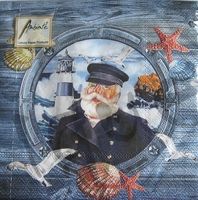 Serviette captain (d298) 2Stk.