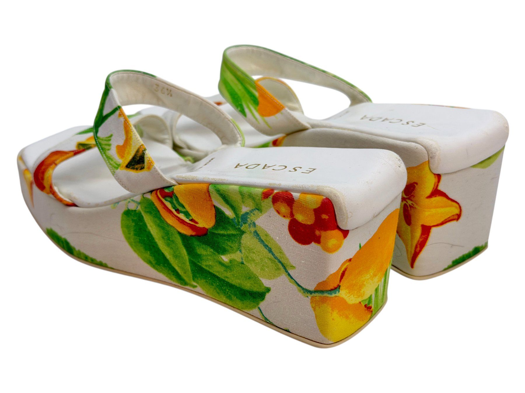 Escada Scarpe da donna: Sandales compensées de plage ESCADA. Pointure 36.5 – Usato da Cossonay-Ville venduto da PatineDuTemps 4