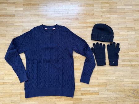 Tommy Hilfiger Winterset (Pulli, Mütze und Handschuhe)