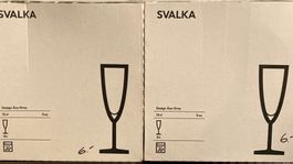 IKEA SVALKA Sektgläser 15cl 12 Stück gebraucht