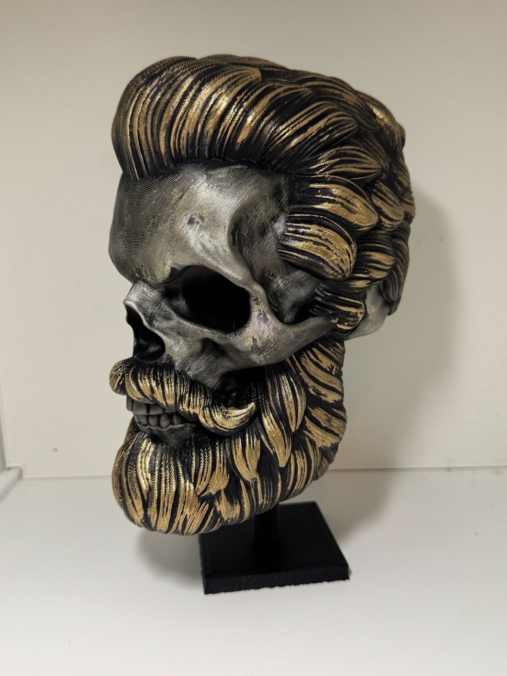 Alle Dekorationen: Crâne barbu , déco unique pour Halloween! – Gebraucht aus Vicques von PAMB3D 1