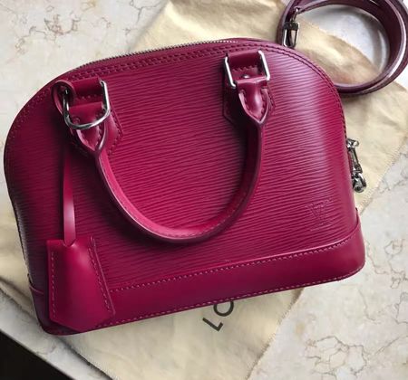 Louis Vuitton Alma BB Fushia EPI Leather | LV