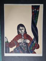 MAX HUNZIKER ZINKÄTZE SIGNIERT  BLATTGRÖSSE 70X52CM