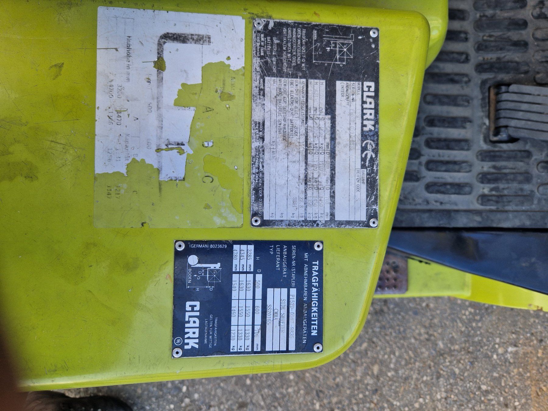 Clark Carrelli elevatori e a forche: Stapler Clark Diesel – Usato da Hochdorf venduto da Honauer89 3