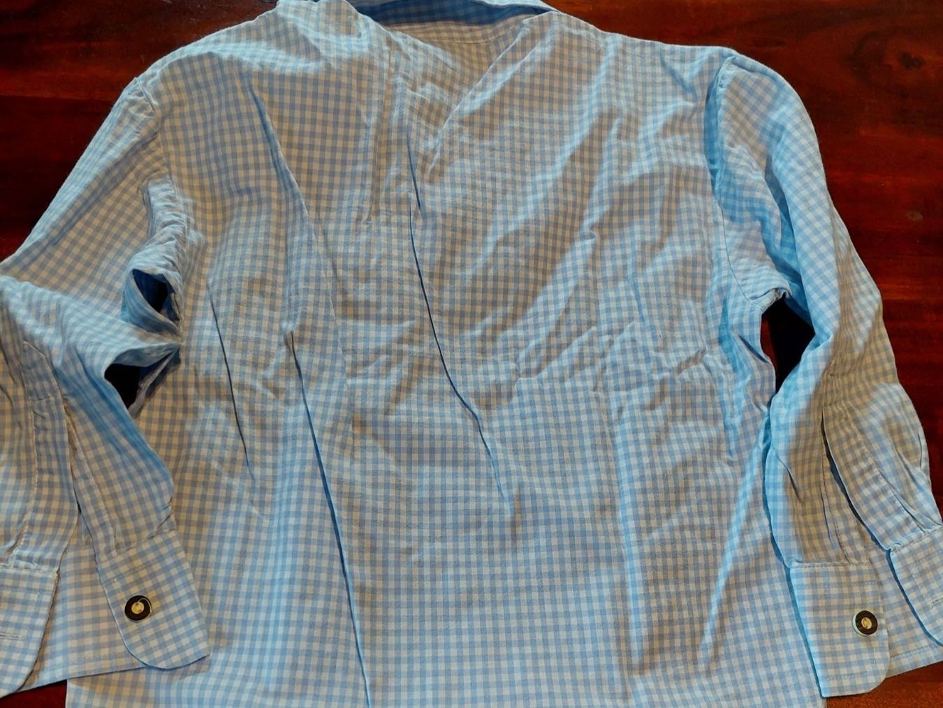 Camicie, T-shirt & Polo: h.Moser Hemd Grösse 98 – Nuovo (secondo la descrizione) da Beckenried venduto da Havacola 8