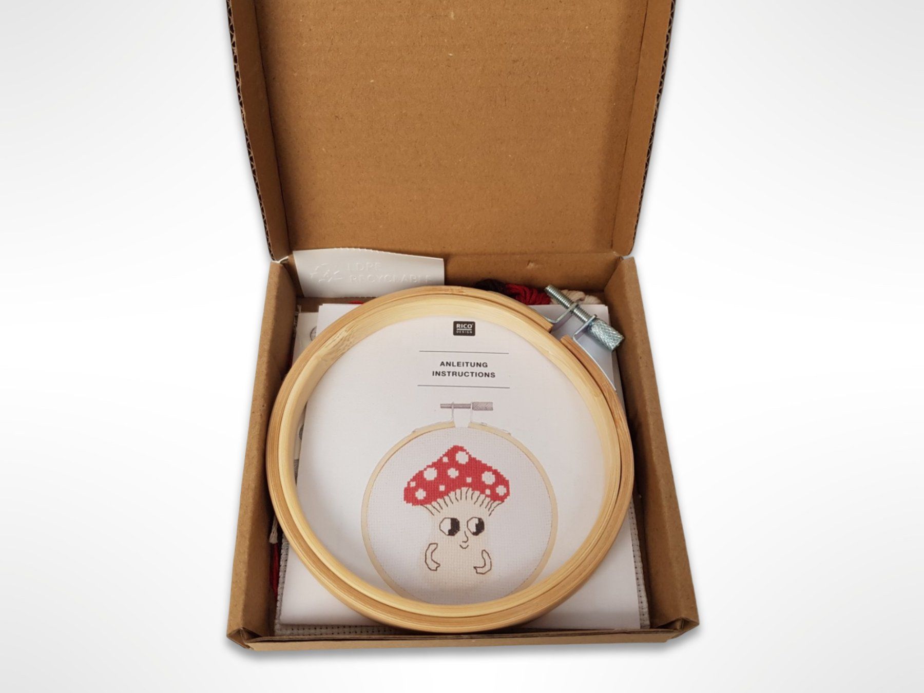 Kit bricolage: RICO DESIGN Stickpackung kleiner Pilz – Nuovo (secondo la descrizione) da Suhr venduto da Restwert_Suhr 2