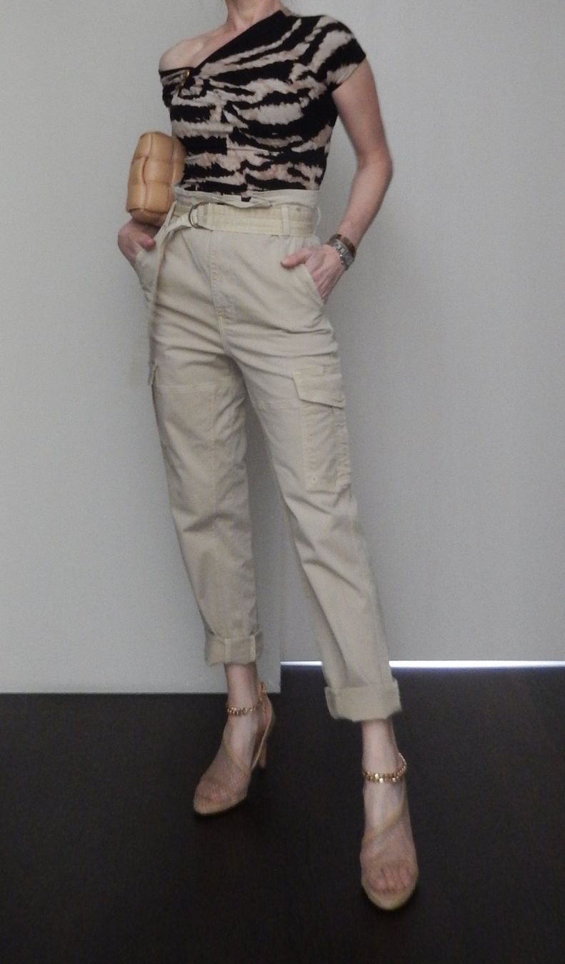 Pantalons: Orig. FRAME Paperbag-Cargohose Gr. 36 – D'occasion à Tuggen par vivira