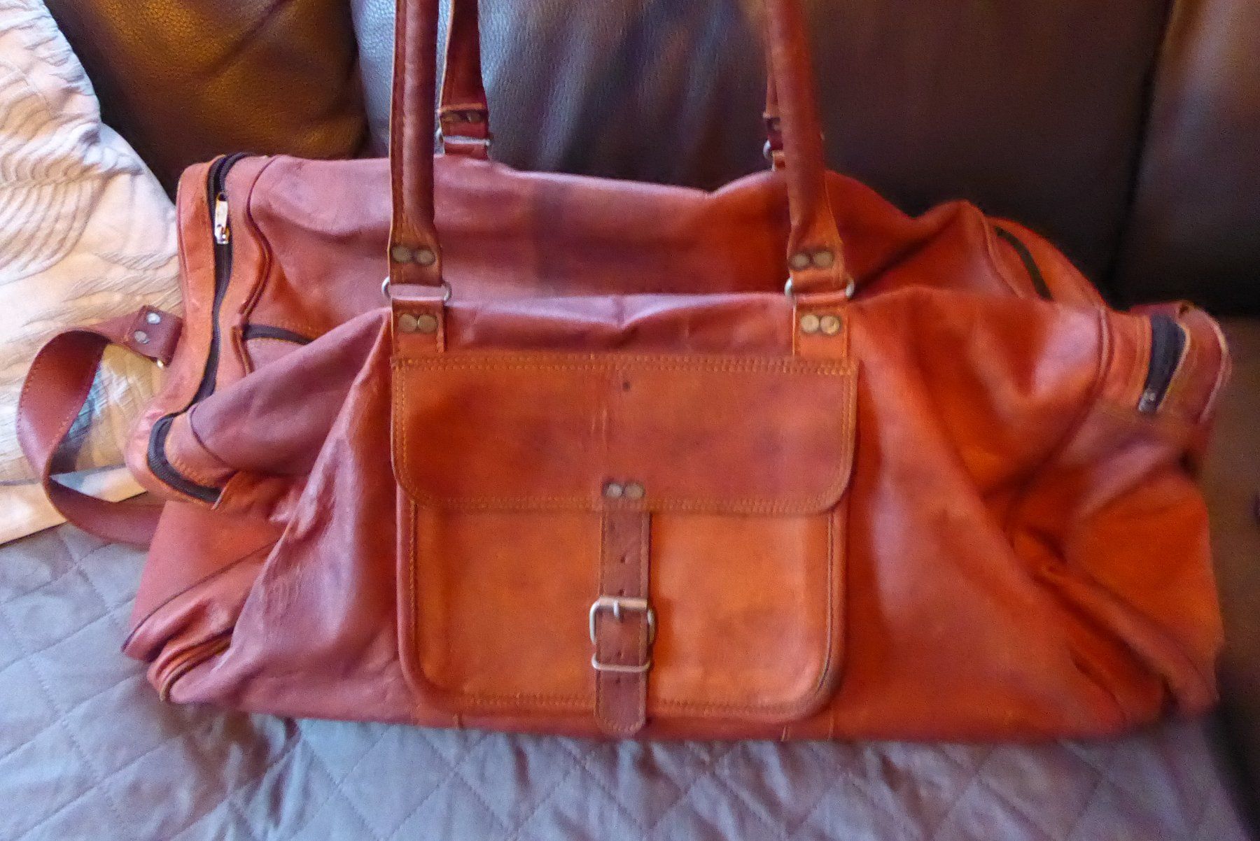 Borse: Leder Reisetasche – Usato da Sargans venduto da Benziner 1