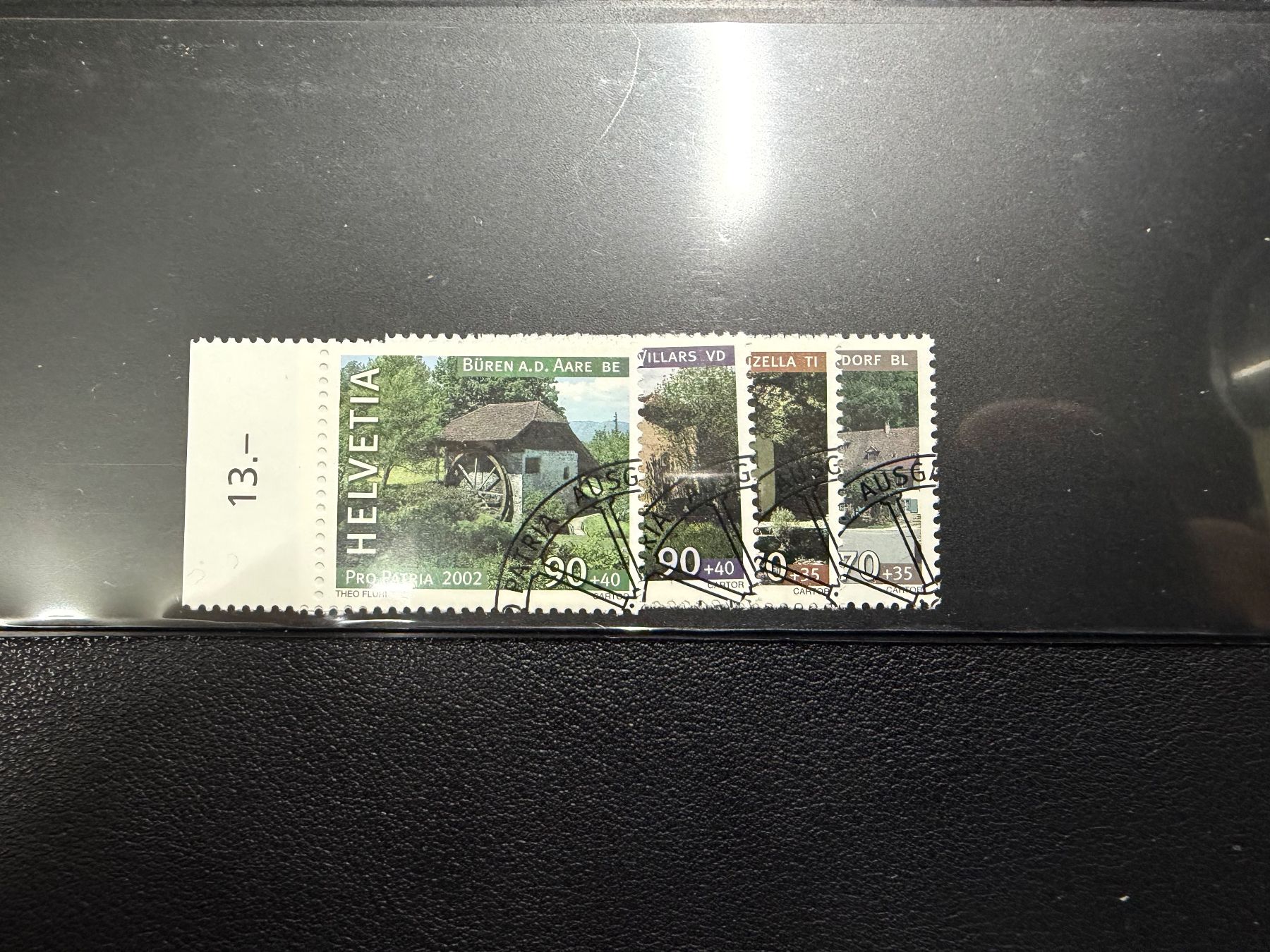 Alle Briefmarken: Pro Patria 2002 Serie ET – Gebraucht aus oberrüti von jeanmei