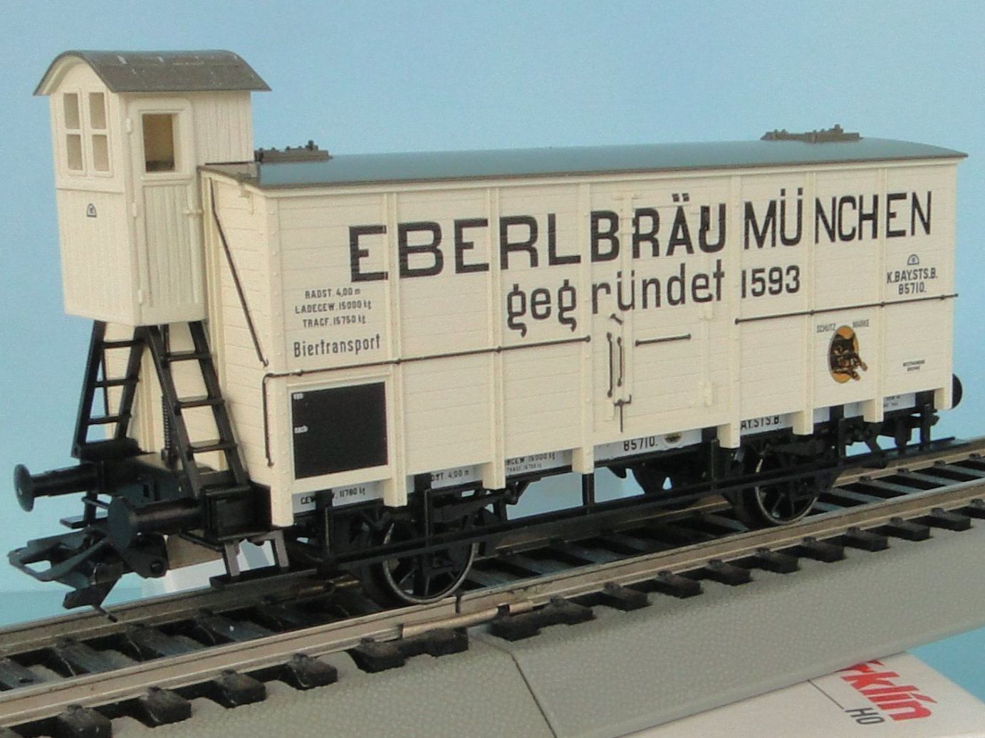 Märklin Modelleisenbahnen: Märklin 45251-02 Eberlbräu Mümchen Bay. – Gebraucht aus Bülach von cann11