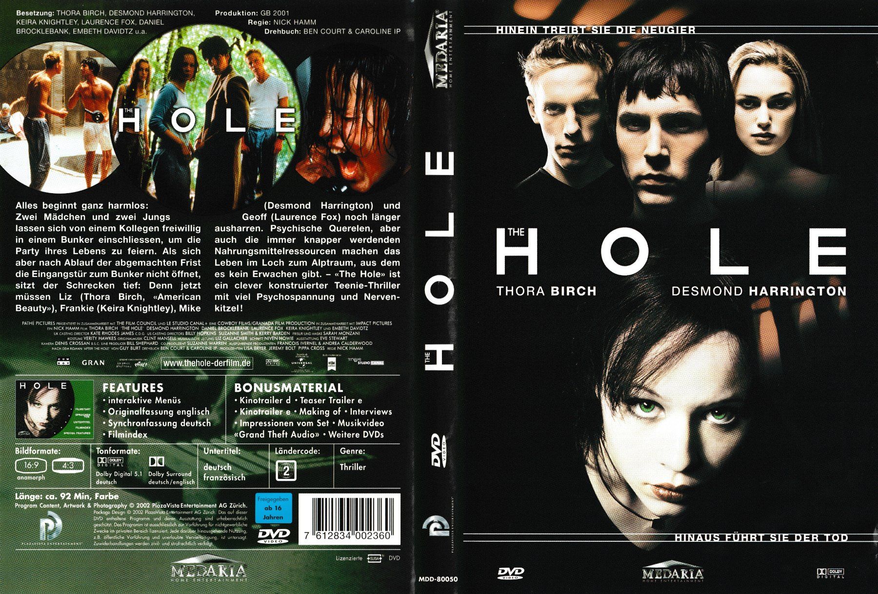 Tutti i DVDs: DVD - The Hole – Usato da Langnau am Albis venduto da MediaRescuerKeLoX