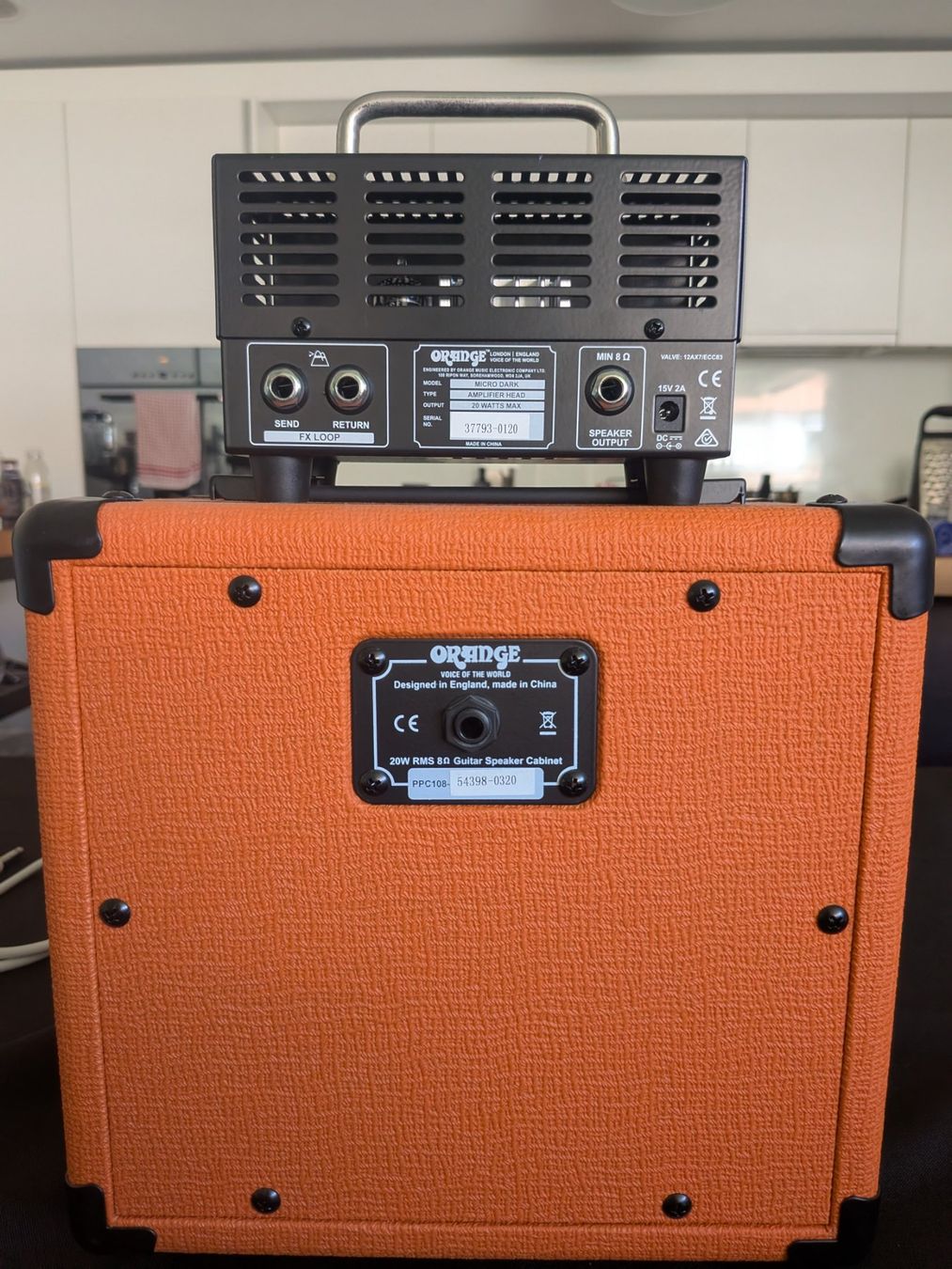 Amplificatori: Orange Micro Dark 20W Guitar Amp Head w/ Cab – Usato da Zürich venduto da salaciamilkyway 1